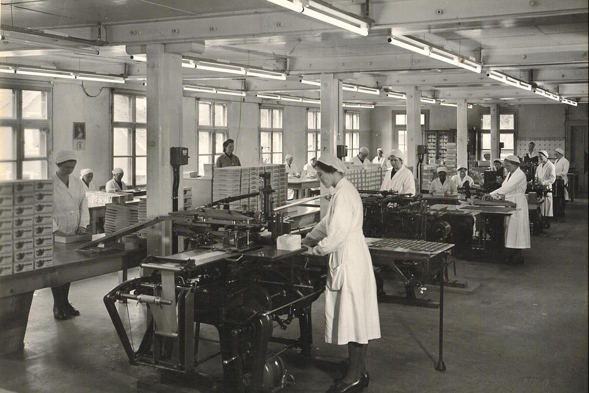 Alte Produktionsfabrik von Munz